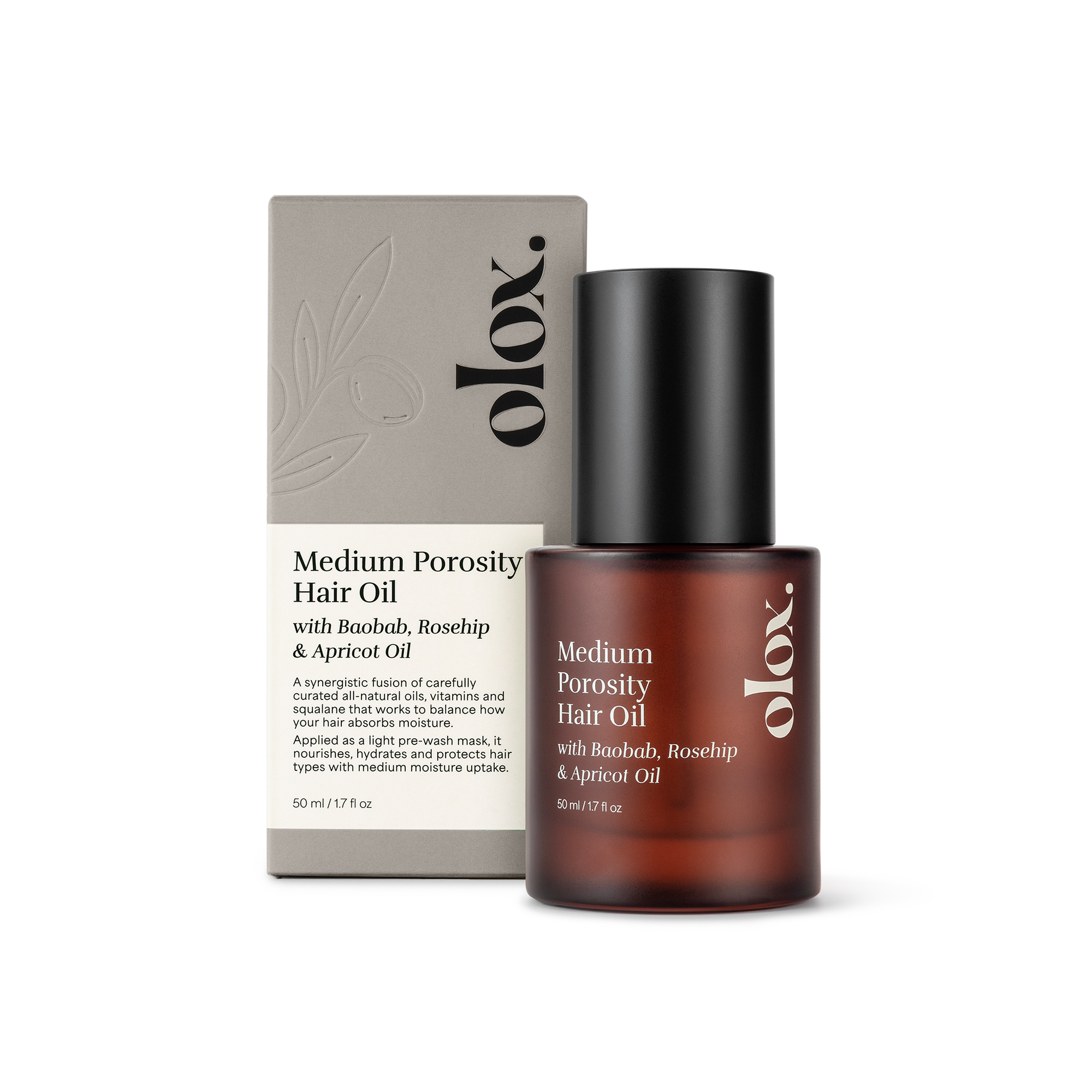 Medium Porosity Hair Oil 50ml - olox Australia