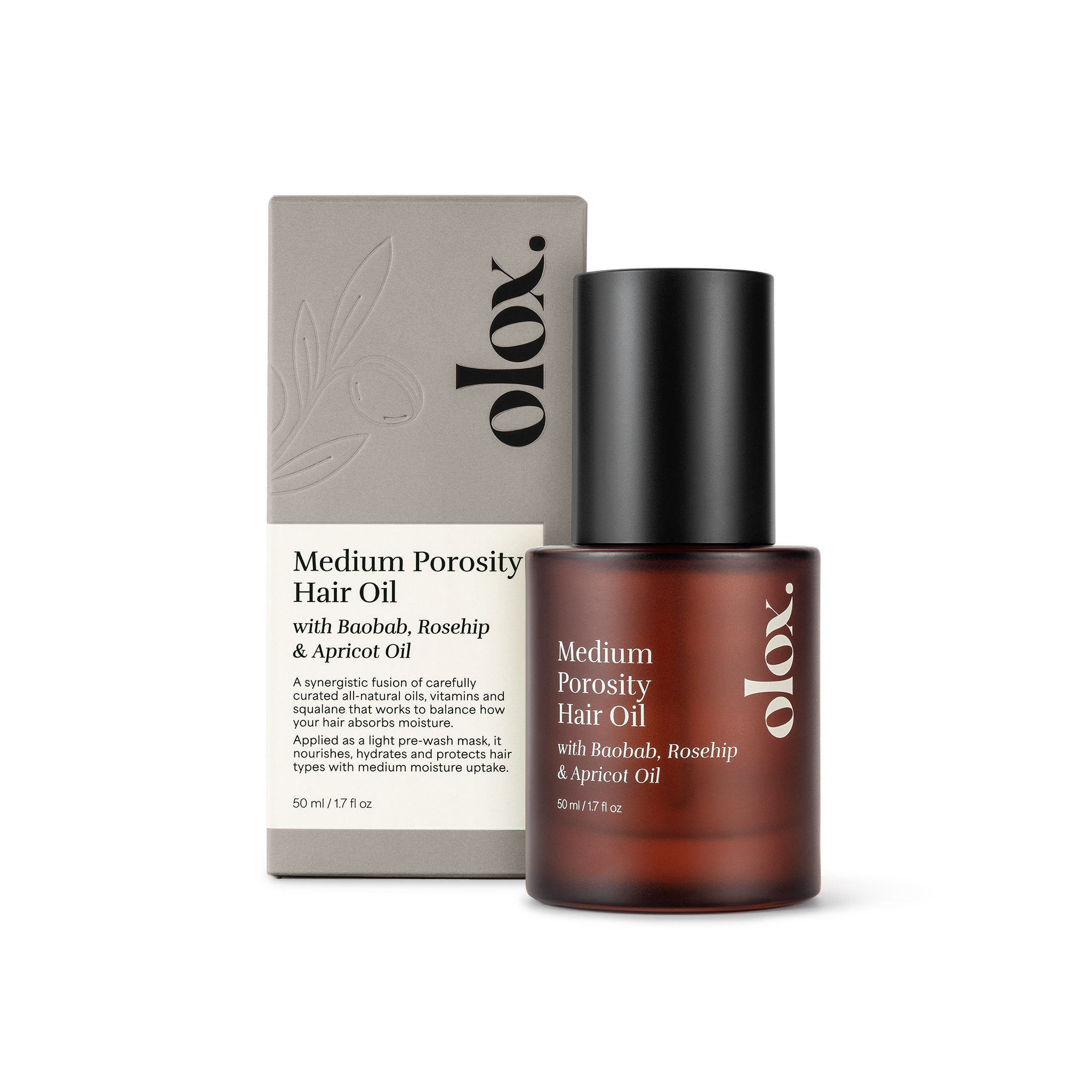 Medium Porosity Hair Oil 50ml - olox Australia