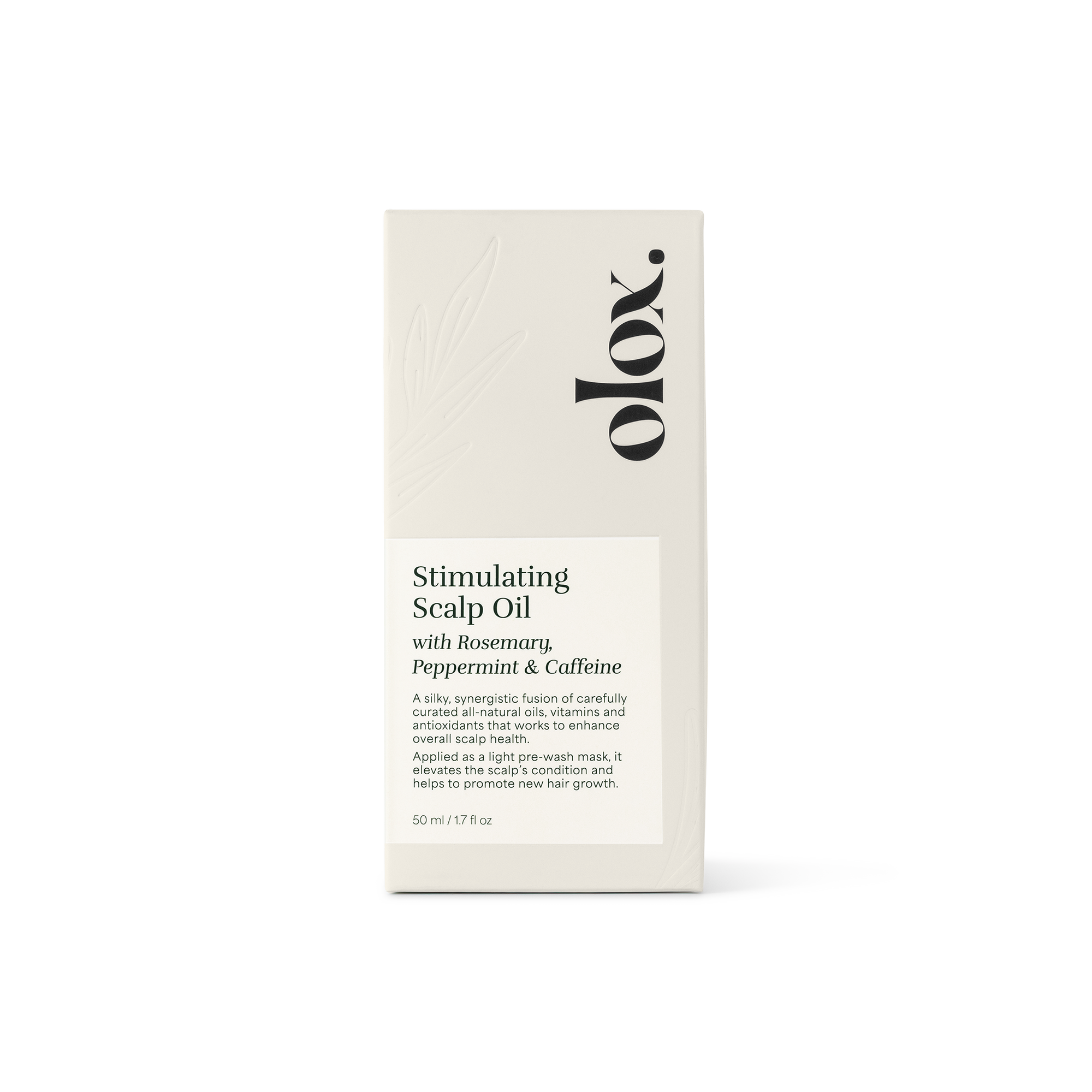 Stimulating Scalp Oil with Rosemary, Peppermint and Caffeine 50ml - olox Australia