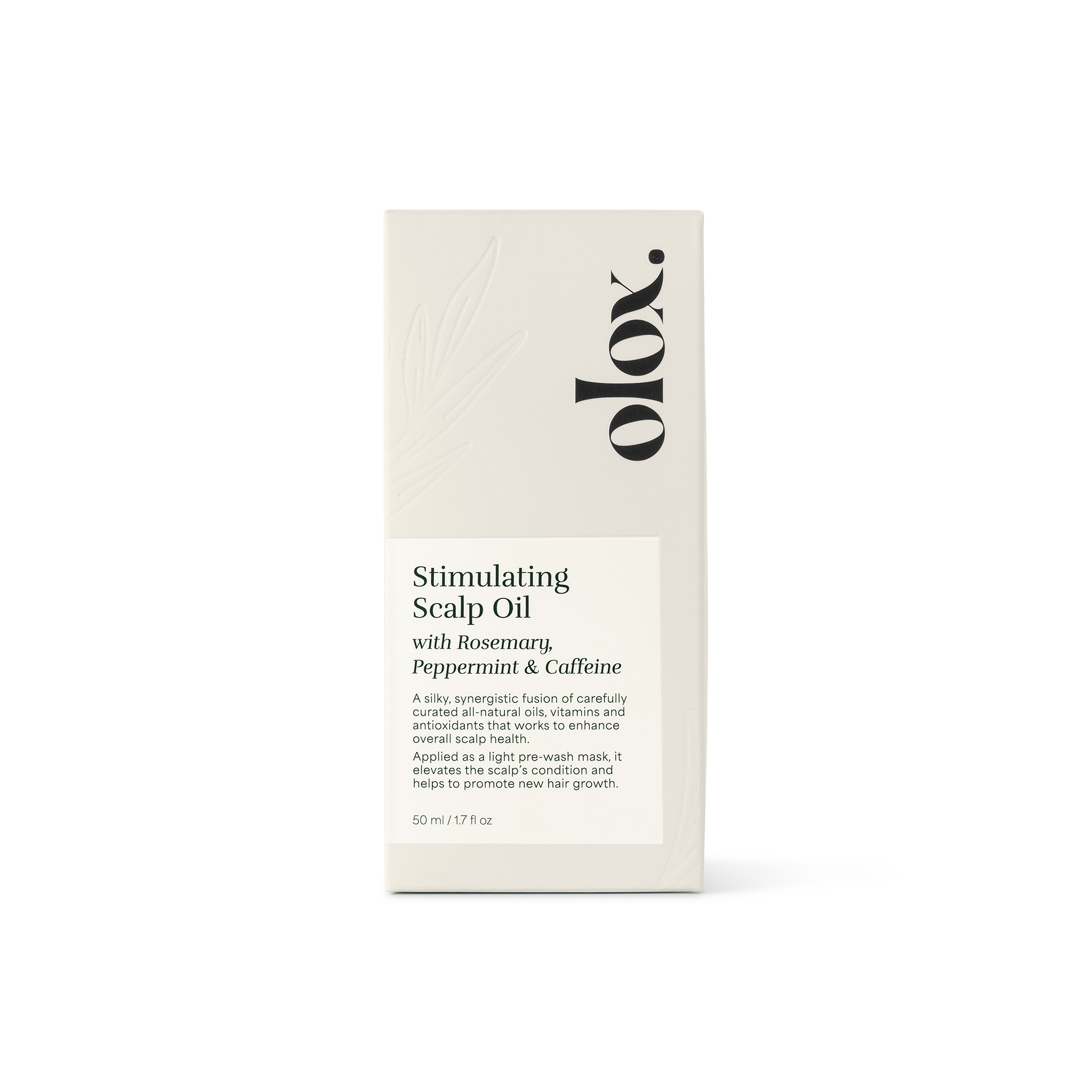 Stimulating Scalp Oil with Rosemary, Peppermint and Caffeine 50ml - olox Australia