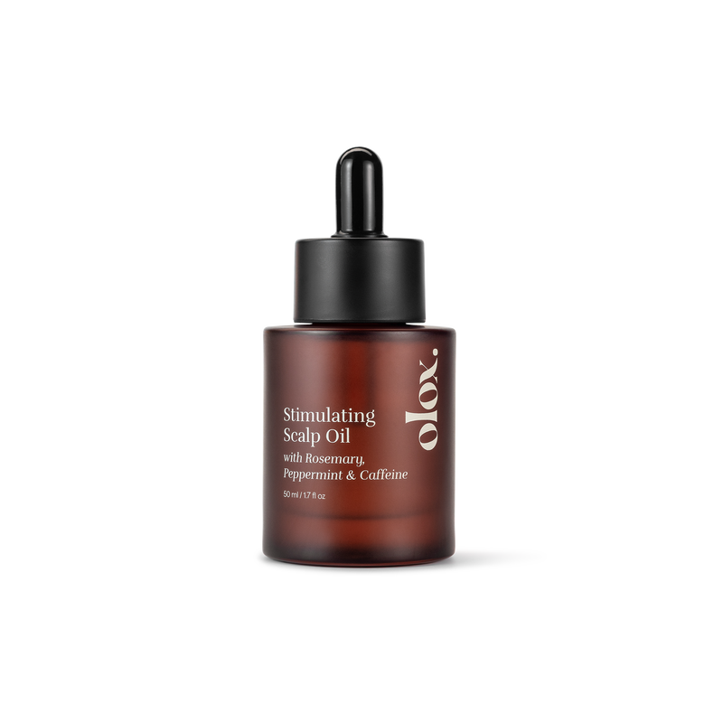 Stimulating Scalp Oil with Rosemary, Peppermint and Caffeine 50ml - olox Australia