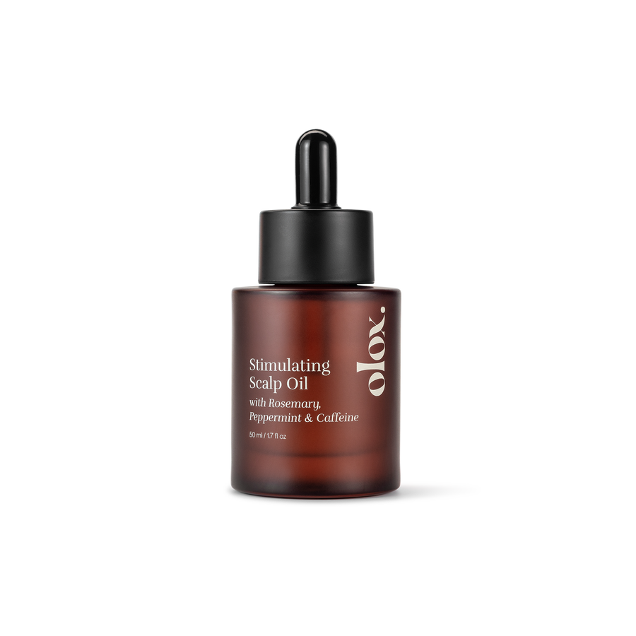 Stimulating Scalp Oil with Rosemary, Peppermint and Caffeine 50ml - olox Australia